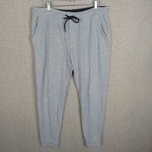 Public Rec Men's Weekender Joggers Heather Silver Grey Size 38x34 Athleisure